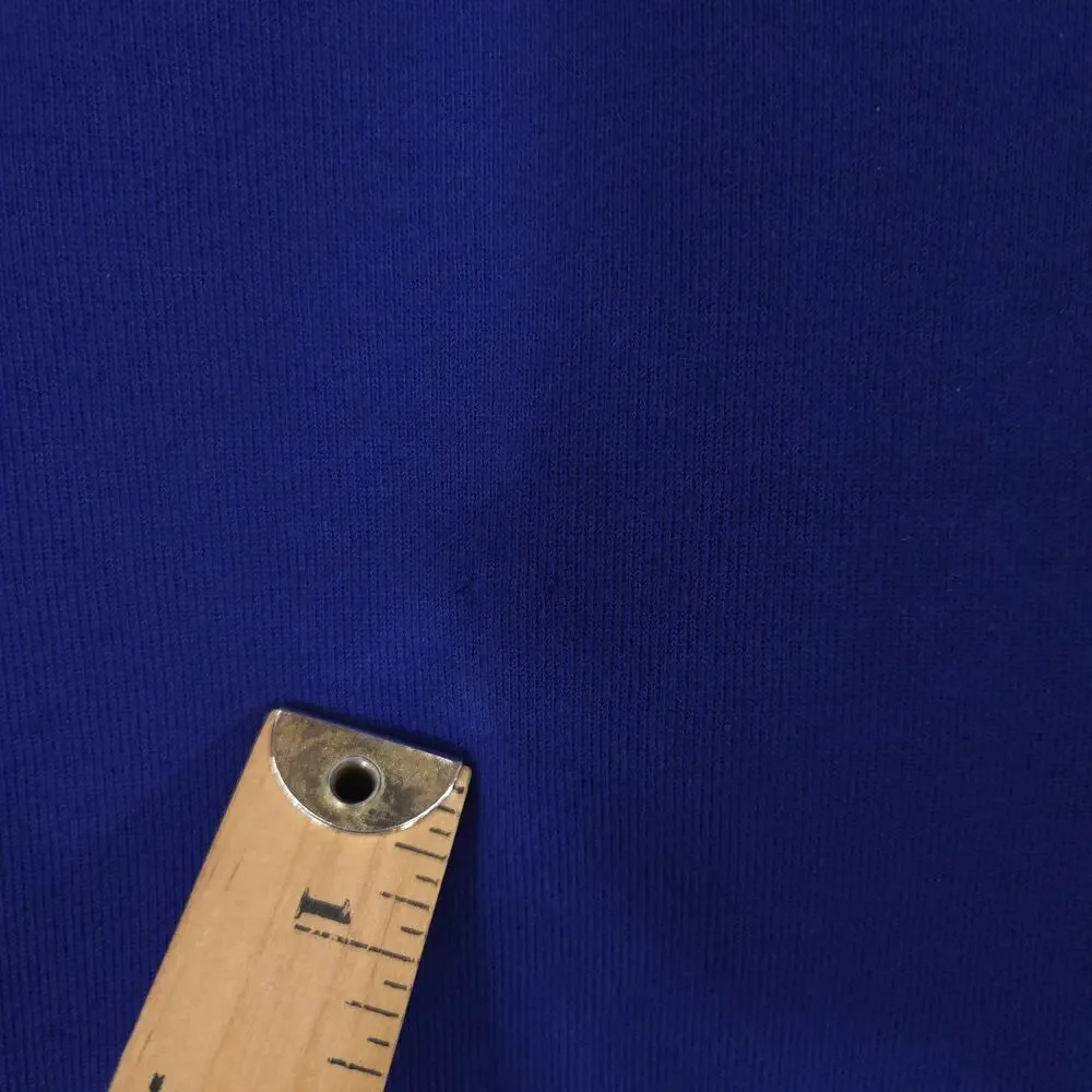 Nike Sweatshirt Mens M Blue Track‎ & Field Crew Neck Zip Pocket Ventilated Back